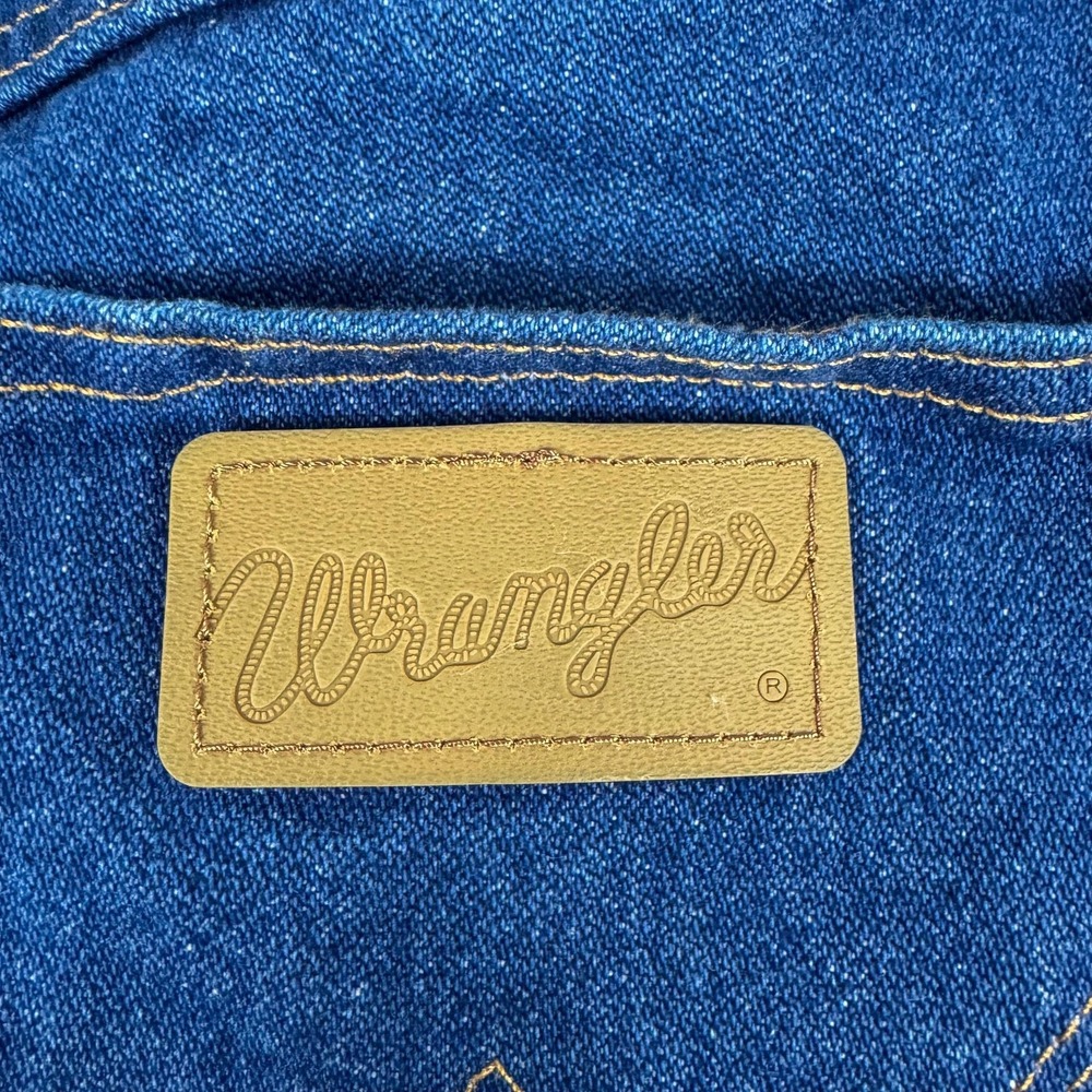 Wrangler Jeans Womens 9 Blue 14MWZG Cowgirl Rodeo High Rise Straight Denim 30x31 - Picture 7 of 14